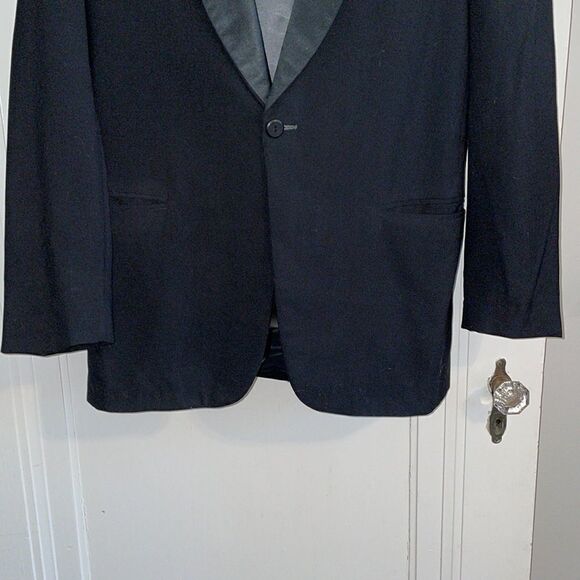 Vtg After Six by Rudofker black tuxedo jacket - Picture 3 of 12